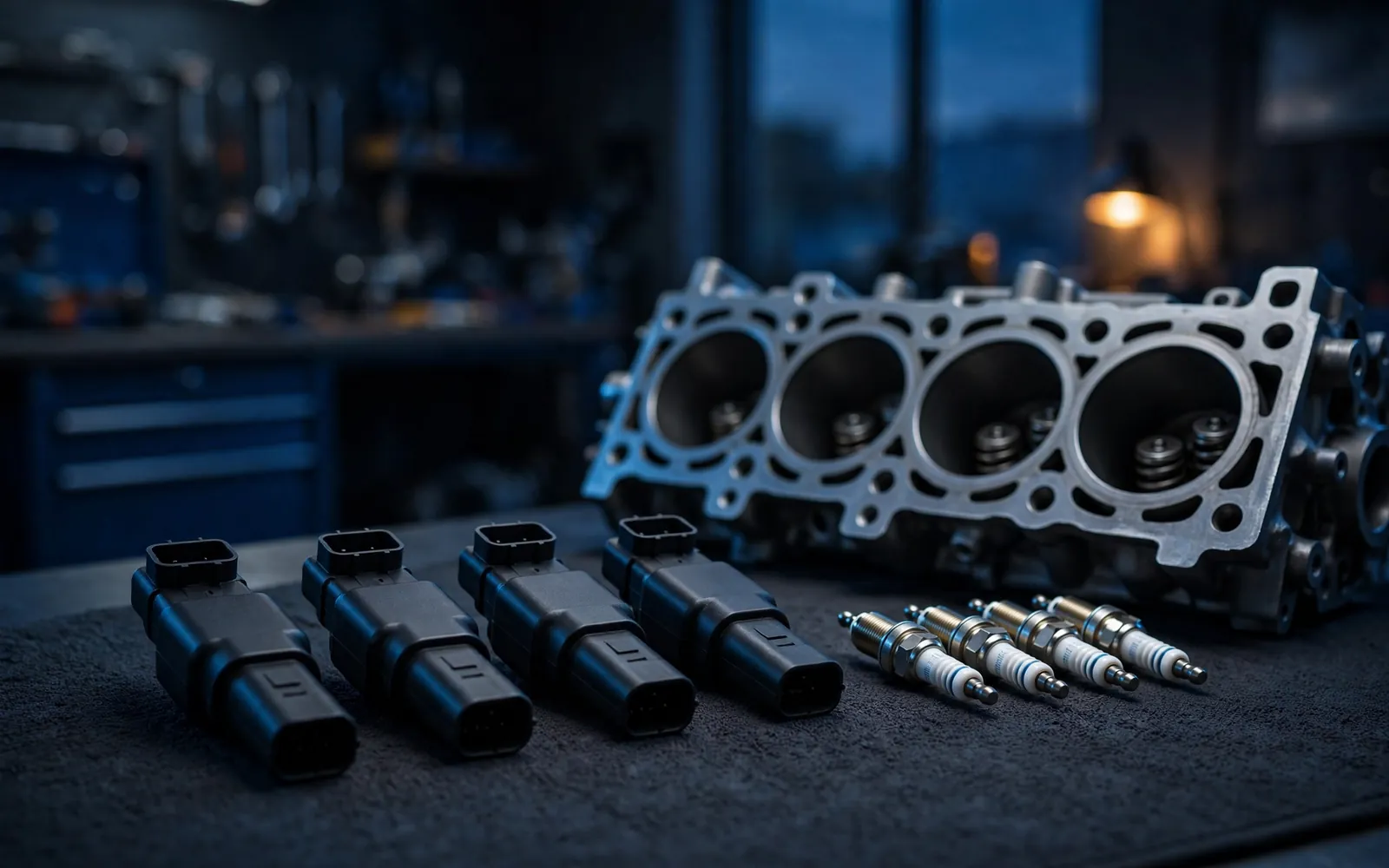Ignition coils and new spark plugs