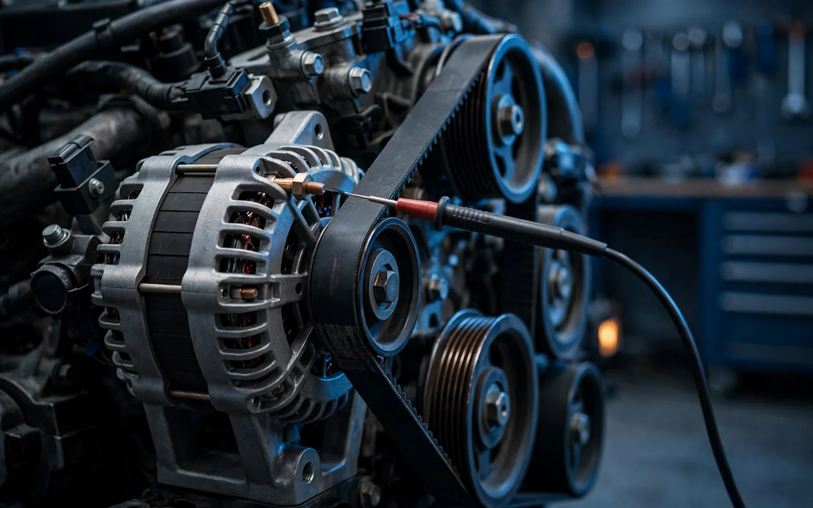 Alternator output check